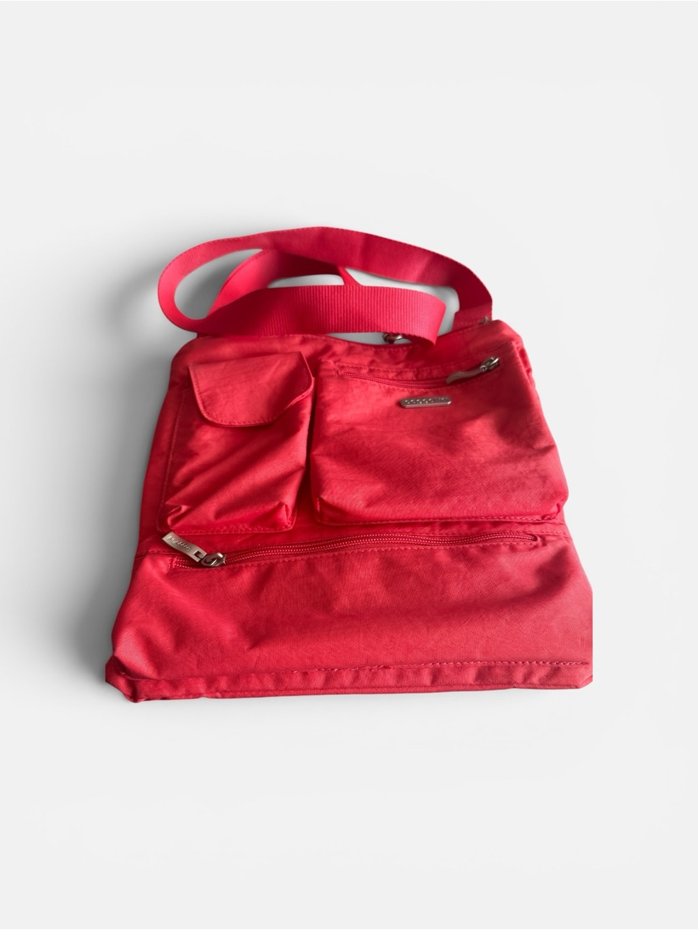 Baggallini Coral Red Multi-Pocket Crossbody - Picture 6 of 6